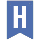 明るいカラーはっきりした見本誕生日 バンティングフラッグ (第2の旗)