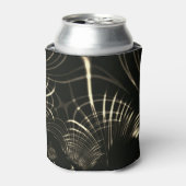 明るいカーキと暗い背景のシャープなカーブ 缶クーラー (缶正面)