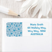 明るいカーリーハート ラベル (インサイチュ)