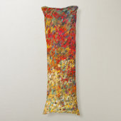 明るいガーデンウィルドフラワーの春壁画 ボディピロー (正面縦)