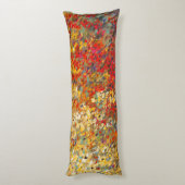 明るいガーデンウィルドフラワーの春壁画 ボディピロー (裏面 (縦))