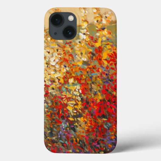 明るいガーデンウィルドフラワーの春壁画 Case-Mate iPhoneケース (裏面)