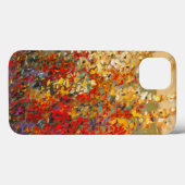 明るいガーデンウィルドフラワーの春壁画 Case-Mate iPhoneケース (裏面 (横))