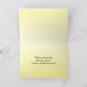 明るいガーデンカラーズイースター シーズンカード (内部)