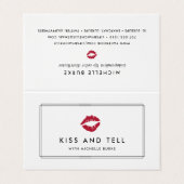 明るいキスリッププロダクトのディストリビューターのヒントとトリック 名刺 (外部フラット)