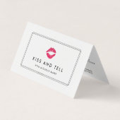 明るいキスリッププロダクトのディストリビューターのヒントとトリック 名刺 (正面)