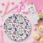 明るいキッチン器具シェフケーキベイカー ペーパープレート (パーティー)