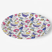 明るいキッチン器具シェフケーキベイカー ペーパープレート (アングル)