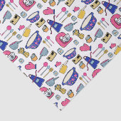 明るいキッチン器具シェフベイカーパターン 薄葉紙 (詳細)