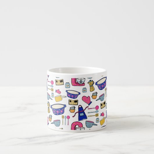 明るいキッチン器具調理師ケーキメーカー エスプレッソカップ (正面)