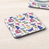 明るいキッチン器具調理師ケーキメーカー コースター (左側)