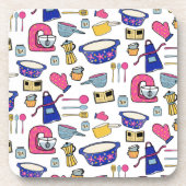 明るいキッチン器具調理師ケーキメーカー コースター (正面)