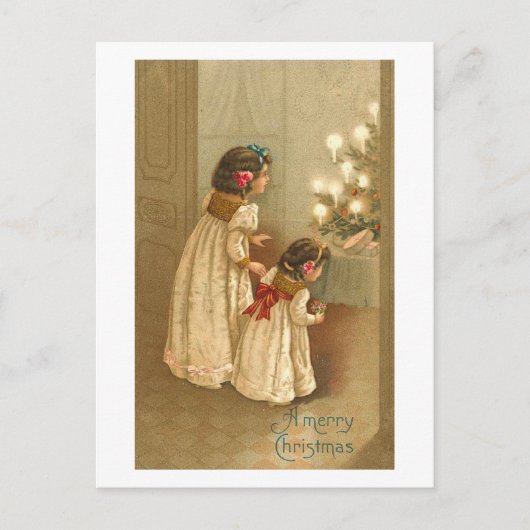 明るいキャンドルカード ポストカード (正面)