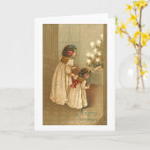 明るいキャンドル カード (黄色い花)