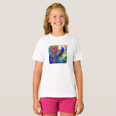 明るいクジャクTシャツ Tシャツ (正面フル)