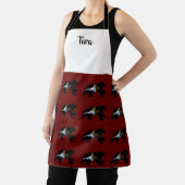 明るいクマ愛好家カントリースタイルエプロン エプロン (インサイチュ)