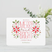 明るいクメリーリスマスカードを持つ シーズンカード (スタンド正面)