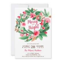 明るいクメリーリスマスレッドグリーンフローラリース