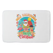 明るいクリスマスのためのメレカリマカハワイアン バスマット (正面)