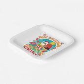 明るいクリスマスのためのメレカリマカハワイアン ペーパープレート (傾斜あり)