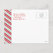 明るいクリスマスの写真はがき シーズンポストカード (裏面)