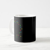 明るいクリスマスの家族パジャマ お揃い コーヒーマグカップ (正面左)