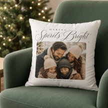 明るいクリスマスの家族写真