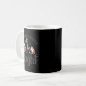 明るいクリスマスの幽霊たち コーヒーマグカップ (正面左)