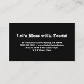 明るいクリスマスの照明の名刺のカラフル 名刺 (裏面)