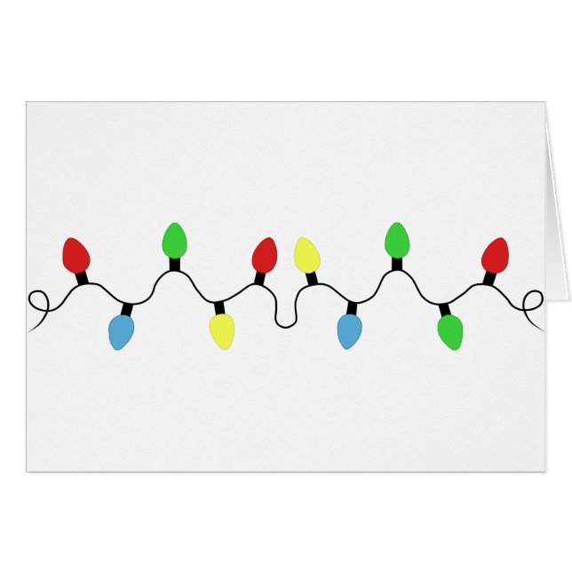 明るいクリスマスの照明 (正面横)