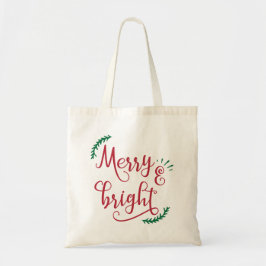 明るいクリスマスの祝祭 トートバッグ