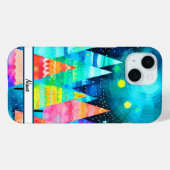 明るいクリスマスツリー Case-Mate iPhoneケース (裏面 (横))