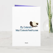 明るいクリスマスユニコーンカード シーズンカード (裏面)