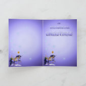 明るいクリスマスユニコーンカード シーズンカード (内部)