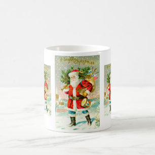 明るいクリスマス コーヒーマグカップ