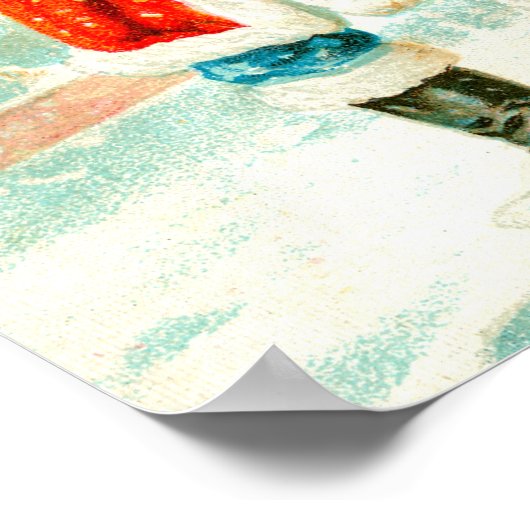 明るいクリスマス ポスター (角)