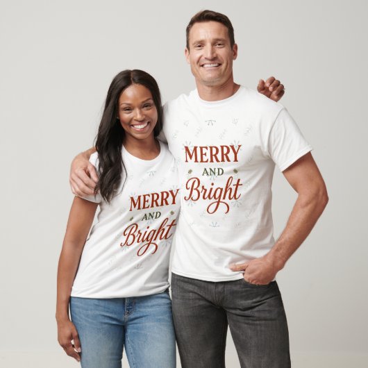 明るいクリスマスTシャツ – 楽しいホリデーTシャツ Tシャツ (ユニセックス)