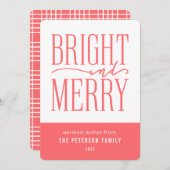 明るいクリメリースモダンミニマルマス シーズンカード (正面/裏面)