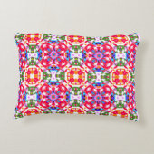 明るいクリメリース伝統的スマスターのパターン アクセントクッション (裏面)