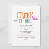 明るいクリープ実在Itハローウィンパーティ招待状 招待状 (正面)