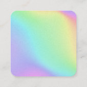 明るいグラデカラフルィティ スクエア名刺 (裏面)