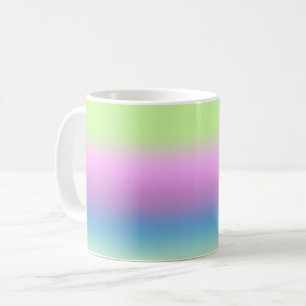明るいグラデーション コーヒーマグカップ
