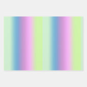明るいグラデーション ラッピングペーパーシート (正面3)