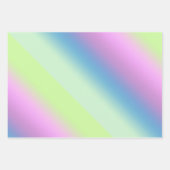 明るいグラデーション ラッピングペーパーシート (正面2)