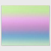 明るいグラデーション ラッピングペーパー (フラット)