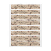 明るいグリーティングラウンラウンド住所 シール ラップアラウンドラベル (シート)