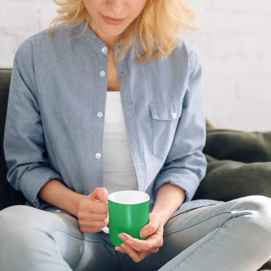 明るいグリーンコーヒーマグ コーヒーマグカップ