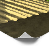 明るいグリーントンボの部分色 ポスター (角)