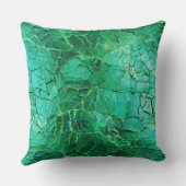 明るいグリーン投げ枕の装飾マスク クッション (裏面)