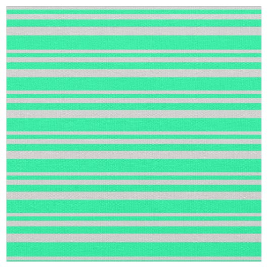 明るいグレーと緑のパターン ファブリック (クローズアップ)